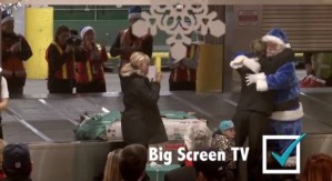 WestJet's Christmas Miracle 2013 - Hamilton Airport, Ontario, Canada